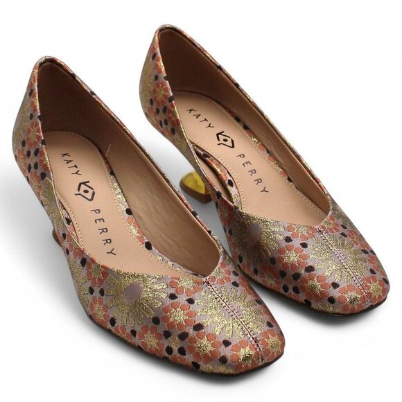 The Laterr Pump Heel in Butterscotch Multi | Size: 5.5 | Katy Perry Collections - Picture 2 of 10